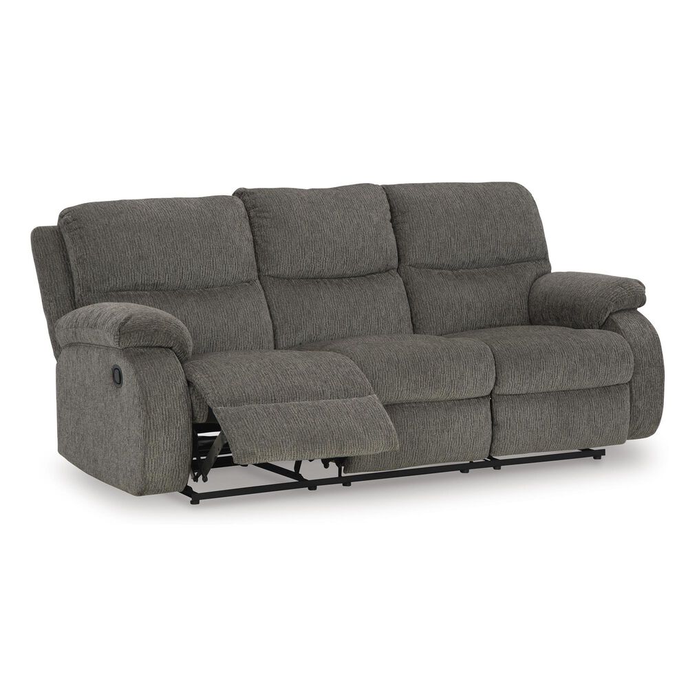 Ashley Scranto Manual Reclining Sofa in Brindle, , large