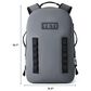 YETI Panga 28L Waterproof Backpack in Olive and King Crab Orange, , large