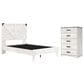 Ashley Shawburn 2-Piece Full Panel Bed Set in White and Dark Charcoal, , large
