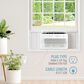 Keystone 10000 BTU Window Mounted Inverter Air Conditioner in White, , large