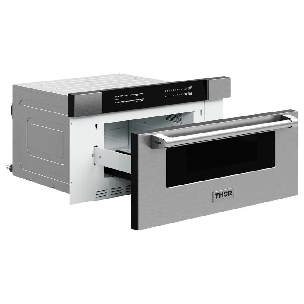 Thor Kitchen 30&quot; Built-in Microwave Drawer in Stainless Steel, , large