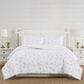 Pem America Rosebury 2-Piece Twin Comforter Set in White and Pink, , large