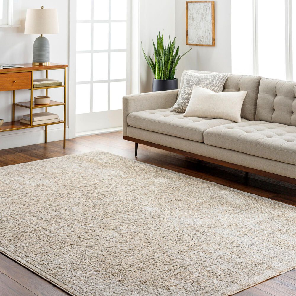 Surya Masterpiece MPC-2322 Medium Gray, Light Gray and Cream 9&#39; x 12&#39;2&quot; Area Rug, , large