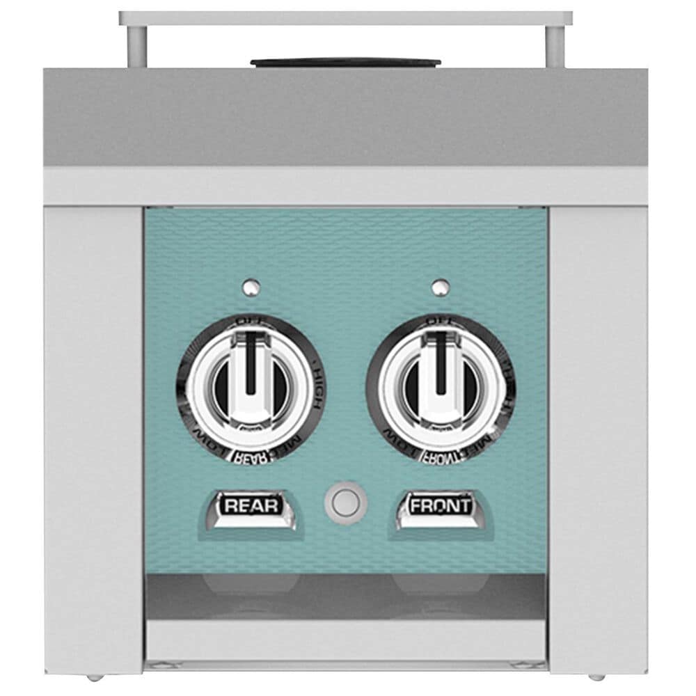 Hestan 12" Built-In Liquid Propane Double Side Burner in Bora Bora Turquoise, , large