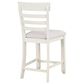 Steve Silver Hyland 6-Piece Counter Height Dining Set in Milk and Honey, , large