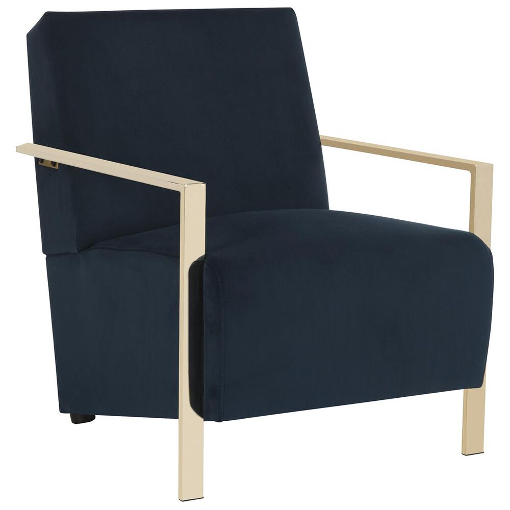 Safavieh Orna Accent Chair in Navy, , large