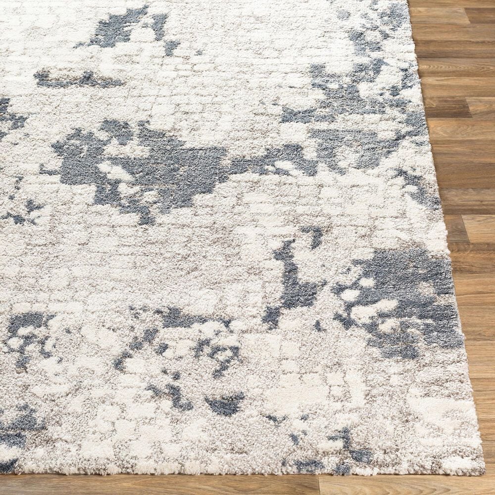 Surya Venice VNE-2300 8&#39;10&quot; x 12&#39;4&quot; Denim, Pale Blue, Light Gray and Ivory Area Rug, , large