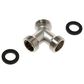 GE Appliances 1" Hose Splitter 2 Way (2 needed), , large