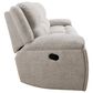 Simeon Collection Buster Manual Dual Reclining Sofa and Console Loveseat Set in Opal Taupe, , large
