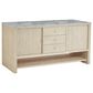 James Martin Vanities Marigot Single 72" Double Vanity in Sun-washed Oak with 3 cm Victorian Silver Quartz Top, , large