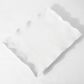 Supreme Melamine 17.5" Ruffle Rectangular Serving Tray in White, , large