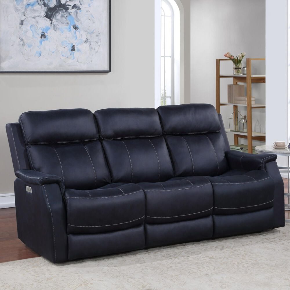 Steve Silver Valencia Power Recliner Console in Ocean Blue, , large