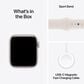 Apple Watch SE 3 (GPS+Cellular) 40mm Aluminum Case with Sport Band - S/M in Starlight and 2-Year AppleCare+, , large