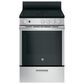 GE Appliances 24" Smooth Top Electric Range with Steam Clean in Stainless Steel, , large