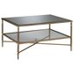 Ashley Cloverty 3-Piece Occasional Table Set in Aged Gold and Clear, , large