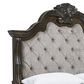 Millenium Queen Upholstered Bed in Dark Brown, , large