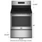 Maytag 5.3 Cu. Ft. Electric Range with Fan Convection in Fingerprint Resistant Stainless Steel, , large