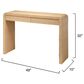 Splendor Living Hadley 2-Drawer Raffia Console Table in Natural, , large