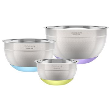 Cuisinart 3-Piece Mixing Bowl in Stainless Steel, , large