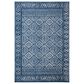 Safavieh Tulum TUL264N 4" x 6" Navy and Ivory Area Rug, , large