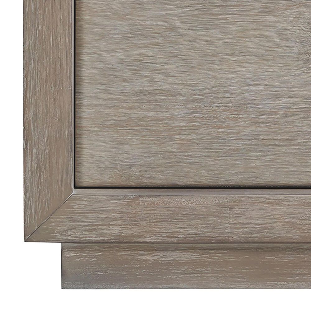 Mayberry Hill Arcadia 2-Drawer Nightstand with USB in Grey, , large
