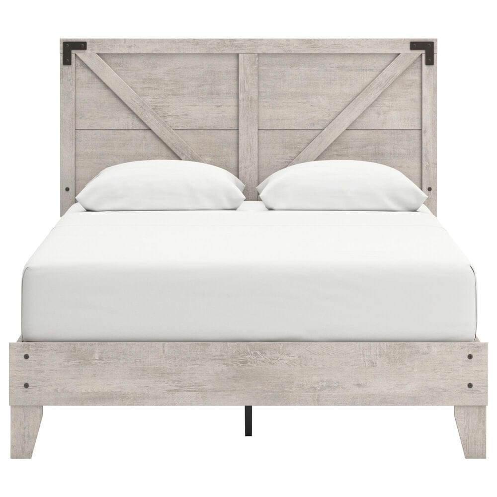 Ashley Shawburn Queen Platform Bed in Gray, , large