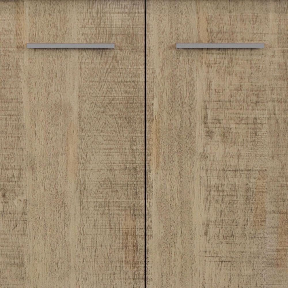 Lexora Home Lancy 24&quot; Single Bathroom Vanity in Rustic Acacia with 2 cm White Quartz Top and Rectangular Sink, , large