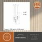 Vaxcel International Co. Ltd. Thalia 3-Light Pendant in Antique Gold, , large