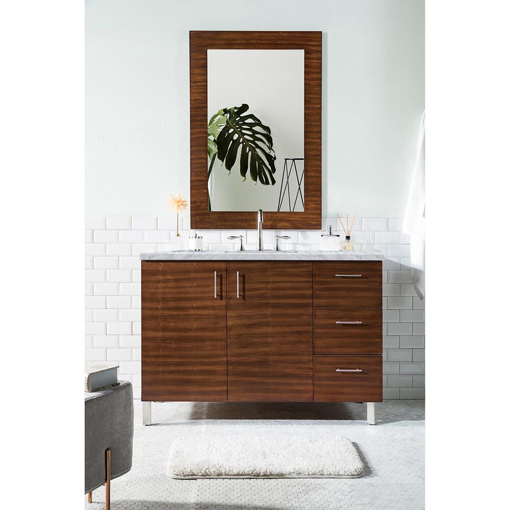 James Martin Metropolitan 48" Single Bathroom Vanity in American Walnut