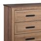 New Heritage Design Coventry Hall 6-Drawer Dresser and Mirror in Pecan, , large