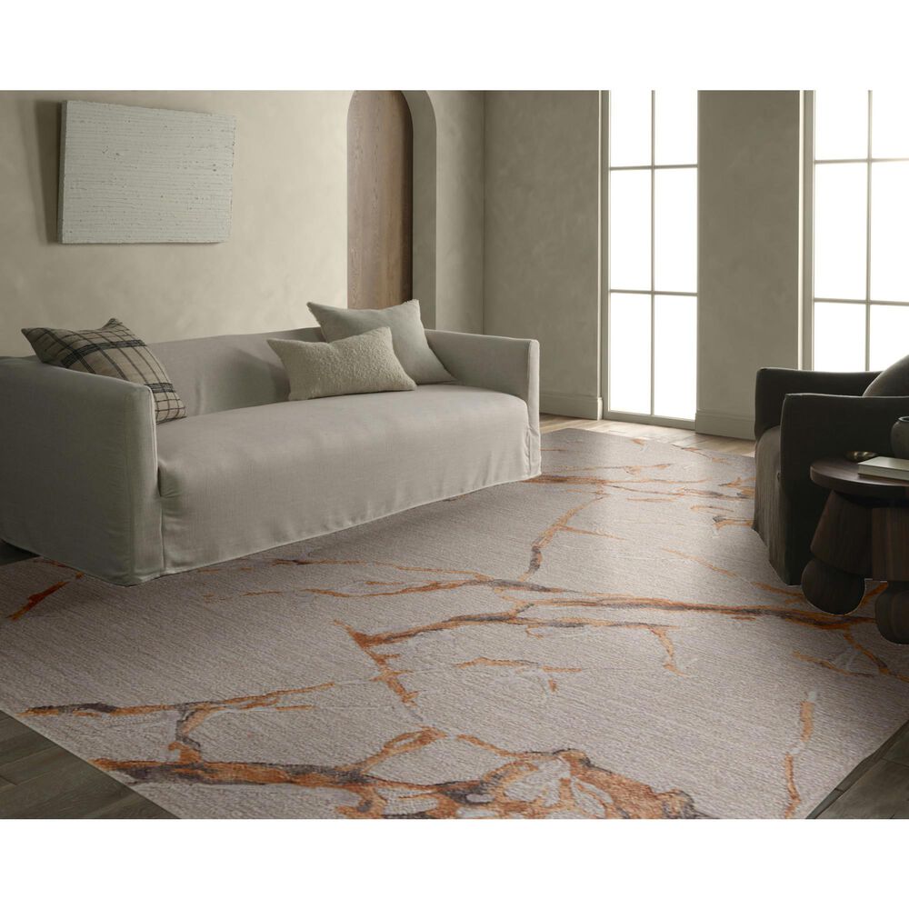 Jaipur Fragment Shattered Gray 13' x 18' Area Rug, , large