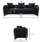 Morden Fort Cloud Boucle Stationary Sofa in Black, , large