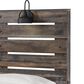 Ashley Drystan Full Panel Bed in Rustic Brown with USB Ports, , large