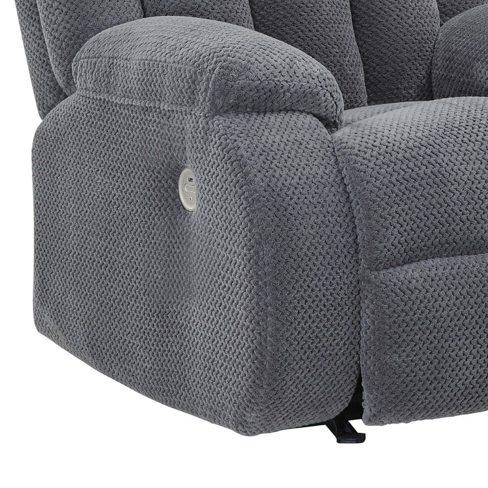 Ashley Observation Power Rocker Recliner in Steel, , large