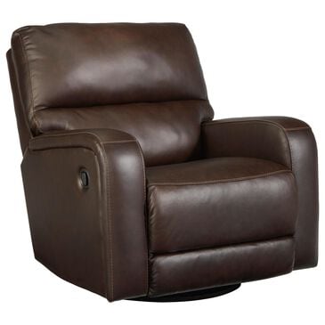 Ashley Emberla Swivel Glider Recliner in Coffee, , large