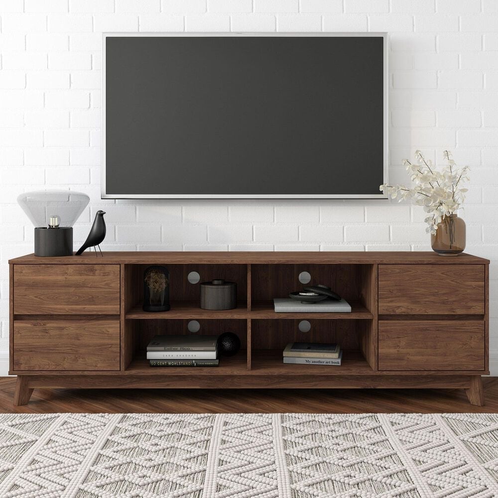 CorLiving Hollywood TV Stand in Brown, , large