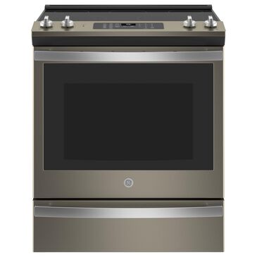 GE Appliances 30" Slide-In Electric Convection Range with No Preheat Air Fry in Slate, , large