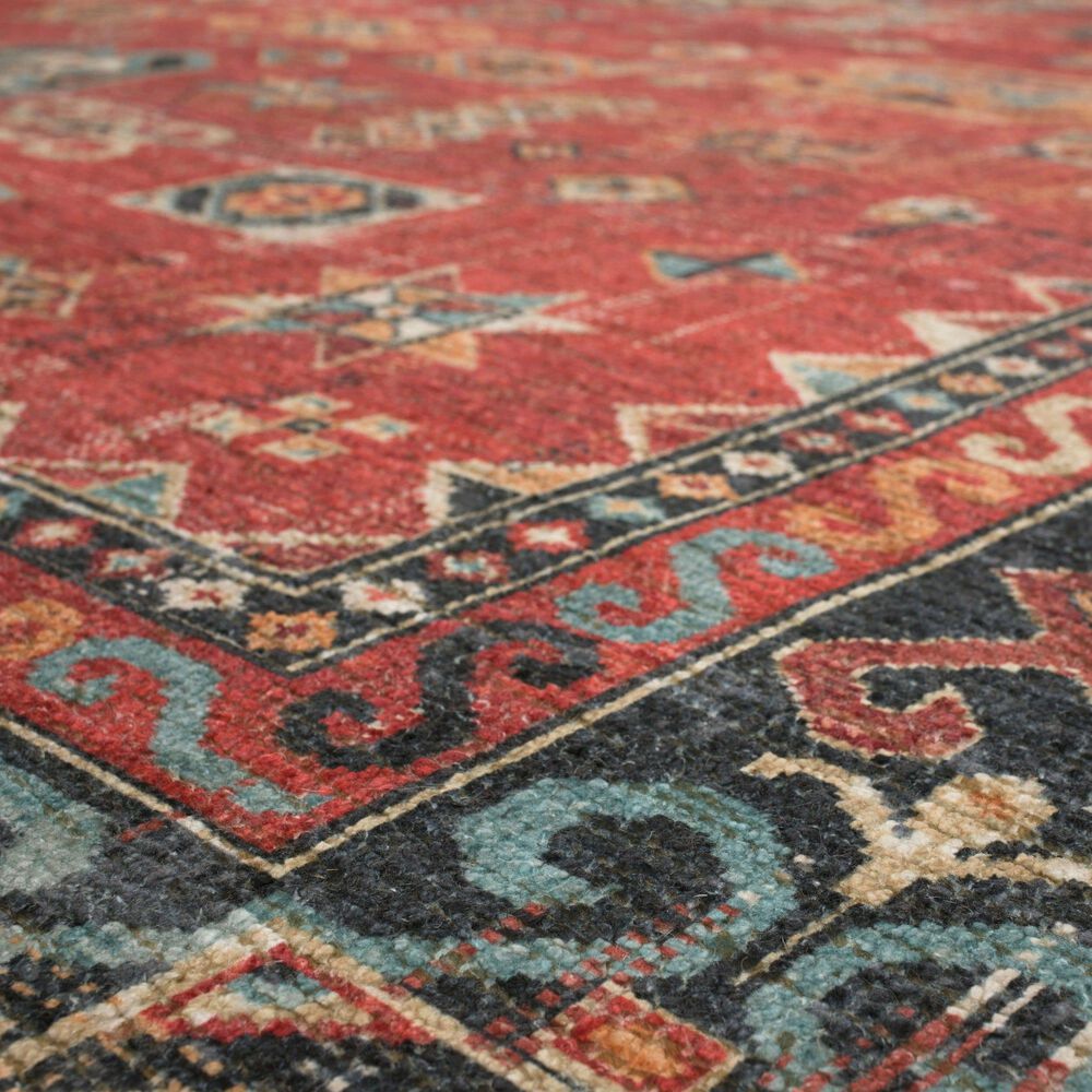 Karastan Zula Mombasa 8&#39; x 10&#39; Red Area Rug, , large