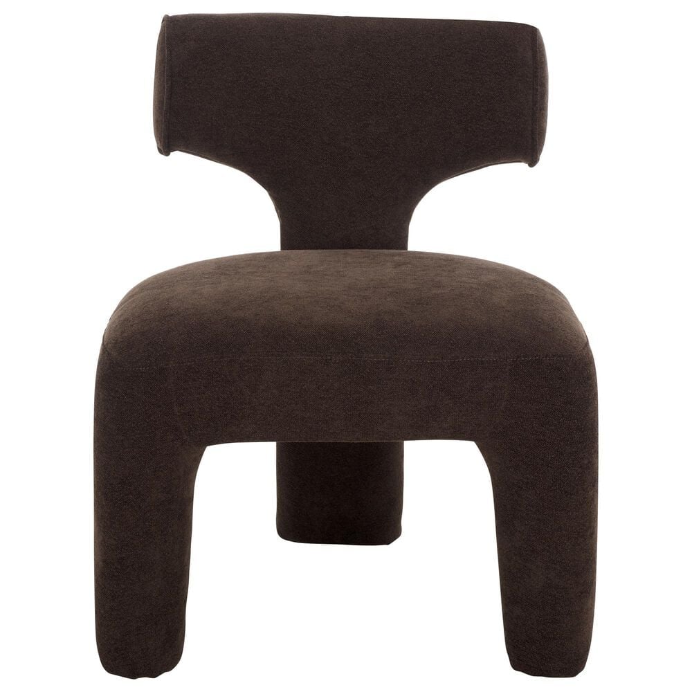 Safavieh Zalens Accent Chair in Warm Brown, , large