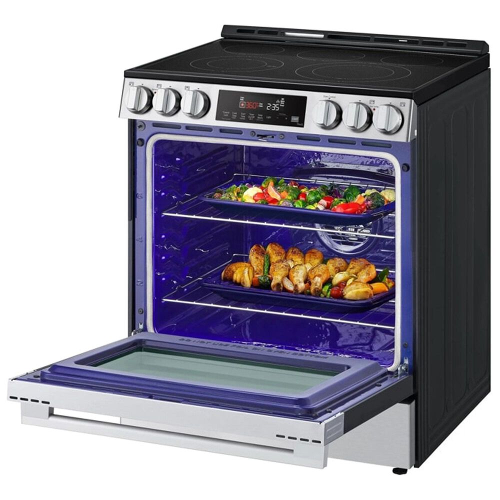 LG 6.3 Cu. Ft. Smart Electric Slide-in Range with Air Fry and EasyClean in PrintProof Stainless Steel, , large