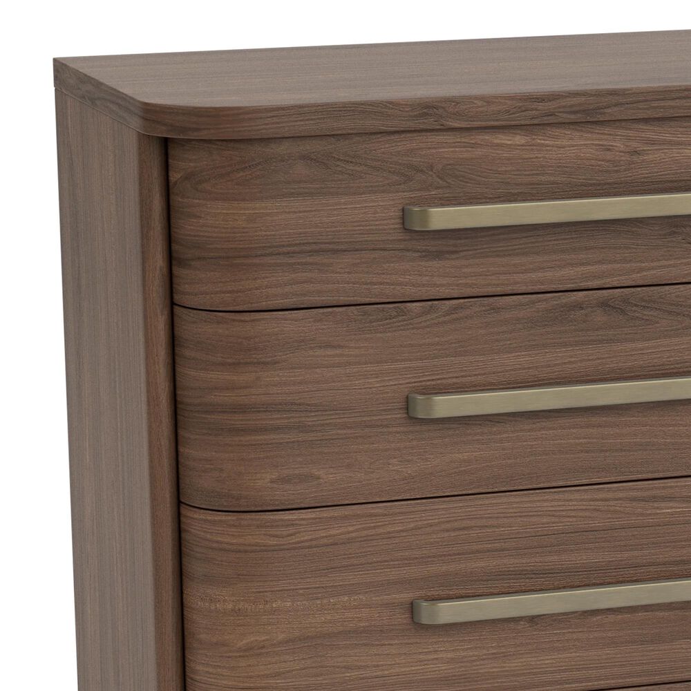 Riverside Furniture Delia 5-Drawer Chest in Nouveau Walnut, , large