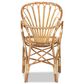 Baxton Studio Sheraton Arm Chair in Natural, , large