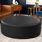 Jaxx Candler Round Ottoman in Black, , large