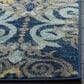 Safavieh Evoke EVK230A 2"2" x 4" Royal Blue and Light Blue Scatter Rug, , large