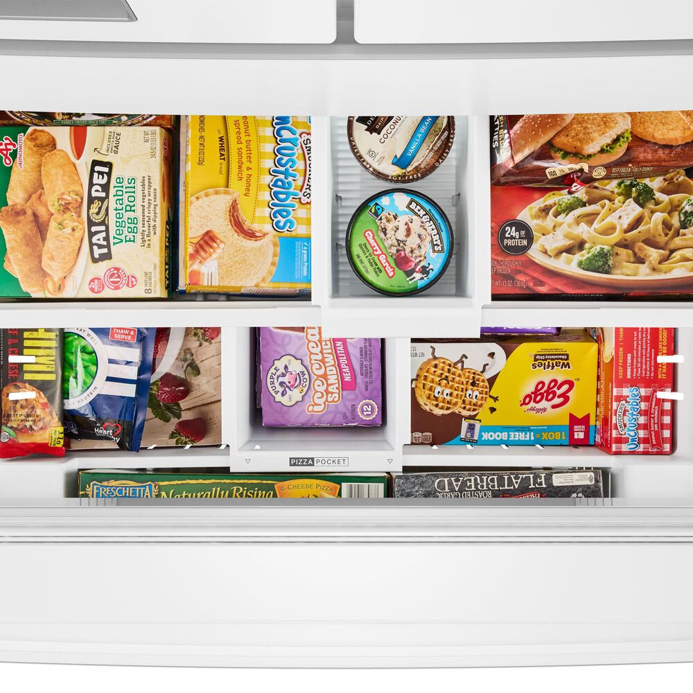 Whirlpool 24.5 Cu. Ft. French Door Refrigerator in White, , large