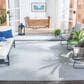 Safavieh Bermuda BMU811M 9" x 12" Light Blue and Ivory Indoor/Outdoor Area Performance Rug, , large