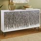 Richlands Furniture Alaric 3-Door Credenza in Whitewash, , large