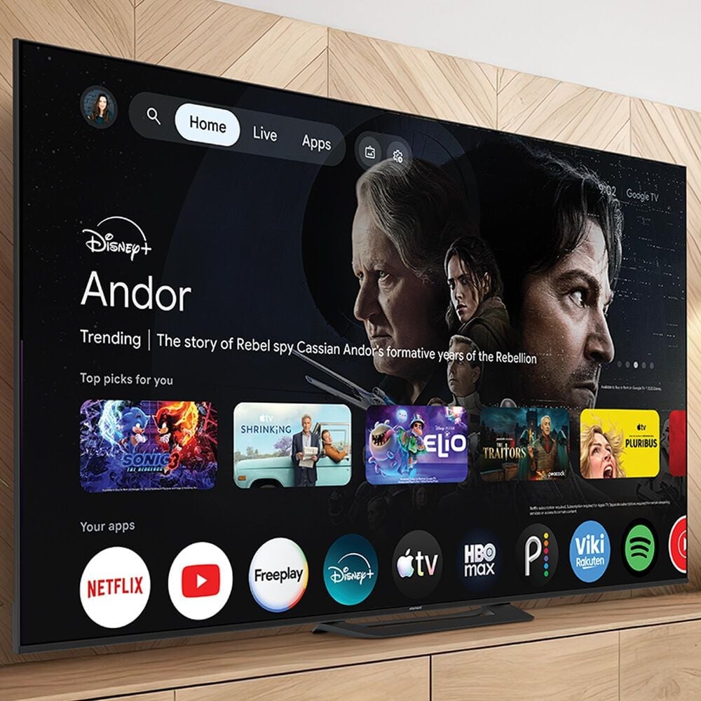 Element 100" Class Mini-LED QLED 4K in Black - Smart Google TV, , large