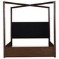 Millenium Dilenno California King Canopy Panel Bed in Dark Brown, , large