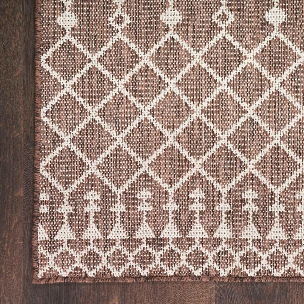 Nourison Positano Southwestern Natural 5&#39; x 7&#39; Indoor/Outdoor Area Rug, , large